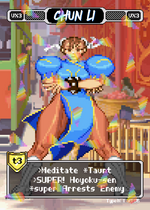 Load image into Gallery viewer, Chun Li Bow - Pixel Vixen #106