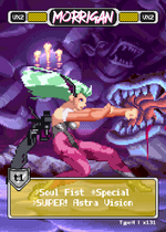 Load image into Gallery viewer, Morrigan Fireball - Pixel Vixen Trading Card #131