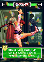 Load image into Gallery viewer, Shermie Swoop Kick- Pixel Vixen Trading Card #132