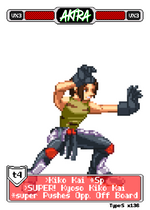 Load image into Gallery viewer, Akira Kazama Punch Combo - Pixel Vixen Trading Card #136