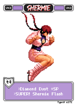 Load image into Gallery viewer, Shermie - Pixel Vixen Trading Card #171