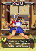 Load image into Gallery viewer, Sakura Hadouken Pixel Vixen #77