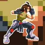 Load image into Gallery viewer, Akira Holographic Pixel Vixen Sticker #15 - Pixel X