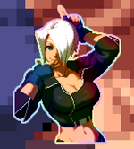 Load image into Gallery viewer, Angel KOF Holographic Pixel Vixen Sticker #48