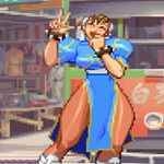 Load image into Gallery viewer, Chun Li Peforming - Pixel Vixen #13