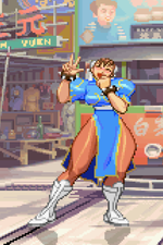 Load image into Gallery viewer, Chun Li Peforming - Pixel Vixen #13