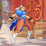 Load image into Gallery viewer, Chun Li Bow - Pixel Vixen #106