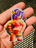 Load image into Gallery viewer, Athena Goddess Pixel Vixen Sticker #27 - Pixel X