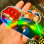 Load image into Gallery viewer, Juli & Juni Pixel Vixen Sticker #24