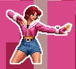 Load image into Gallery viewer, Kazumi Vixen Sticker #16 - Pixel X