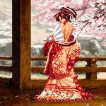 Load image into Gallery viewer, Mai Kimono Strip - Pixel Vixen #61