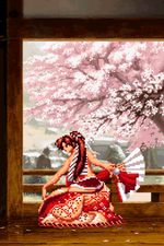Load image into Gallery viewer, Mai Kimono Strip - Pixel Vixen #61