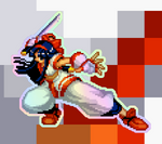 Load image into Gallery viewer, Nakaruru Holographic Pixel Vixen Sticker #45