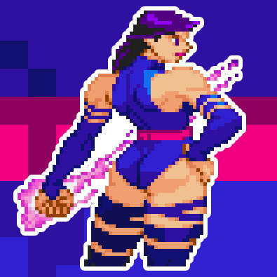 Psylocke Vixen Sticker #21