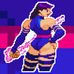 Load image into Gallery viewer, Psylocke Vixen Sticker #21