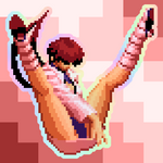 Load image into Gallery viewer, Shermie Holographic Pixel Vixen Sticker #44