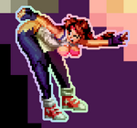 Load image into Gallery viewer, Yuri Sakazaki Pixel Vixen Sticker #33