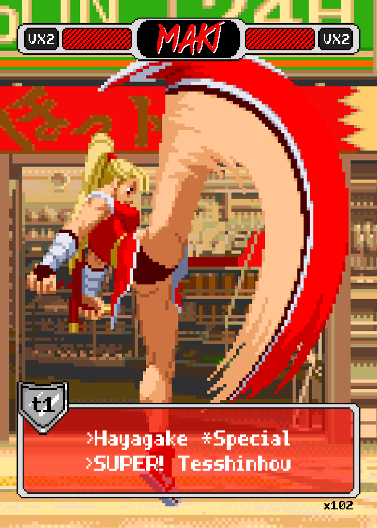 Maki Axe Kick - Pixel Vixen #102