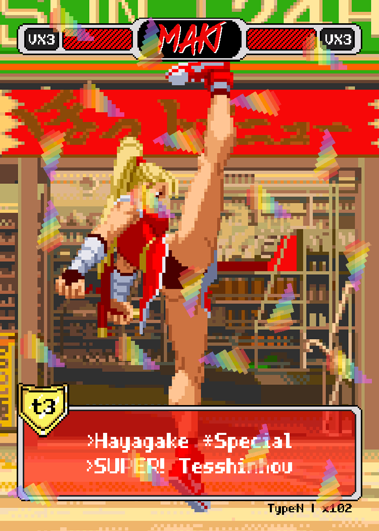 Maki Axe Kick - Pixel Vixen #102