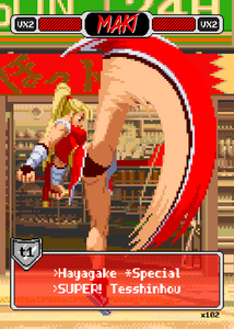 Maki Axe Kick - Pixel Vixen #102