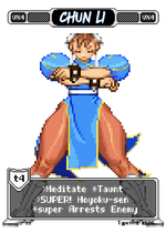 Load image into Gallery viewer, Chun Li Bow - Pixel Vixen #106
