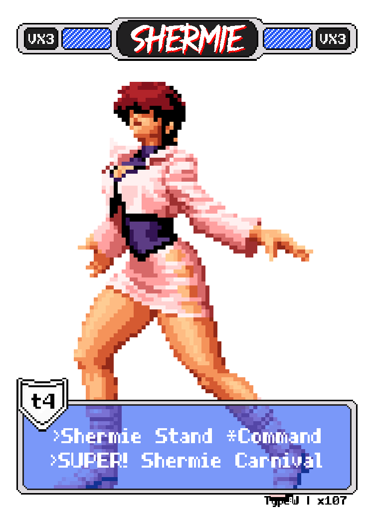 Shermie FlipUp- Pixel Vixen #107