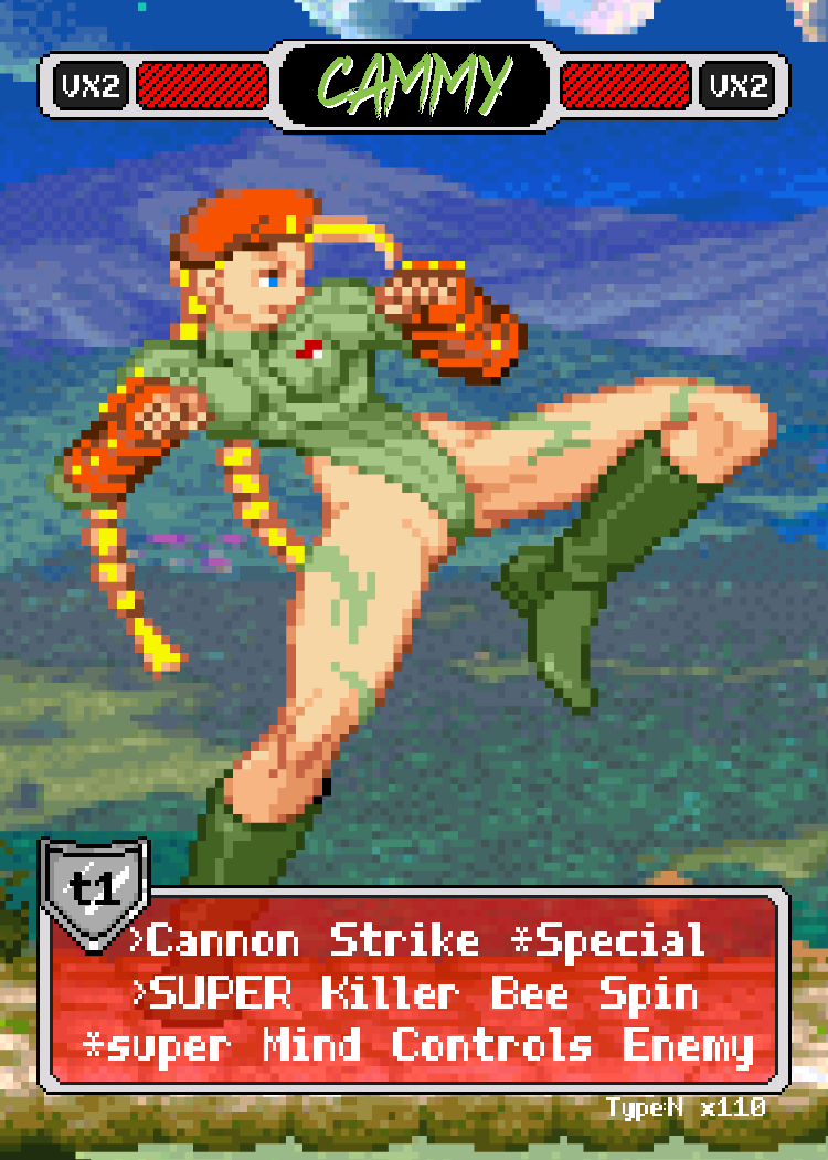 Cammy Knee Combo - Pixel Vixen #110