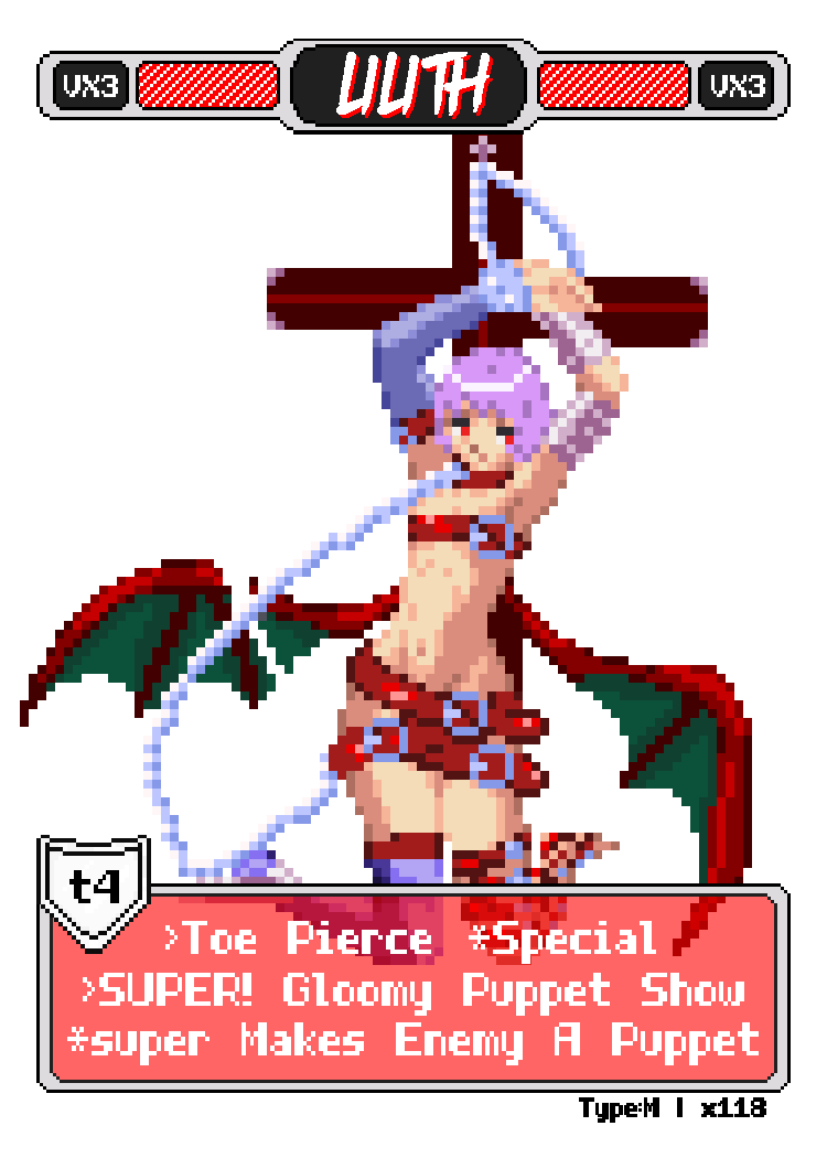 Lilith Crucified - Pixel Vixen #118