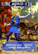 Load image into Gallery viewer, Android18 One Inch Punch - Pixel Vixen #119
