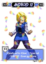 Load image into Gallery viewer, Android18 One Inch Punch - Pixel Vixen #119
