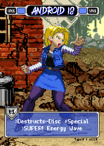 Android18 One Inch Punch - Pixel Vixen #119