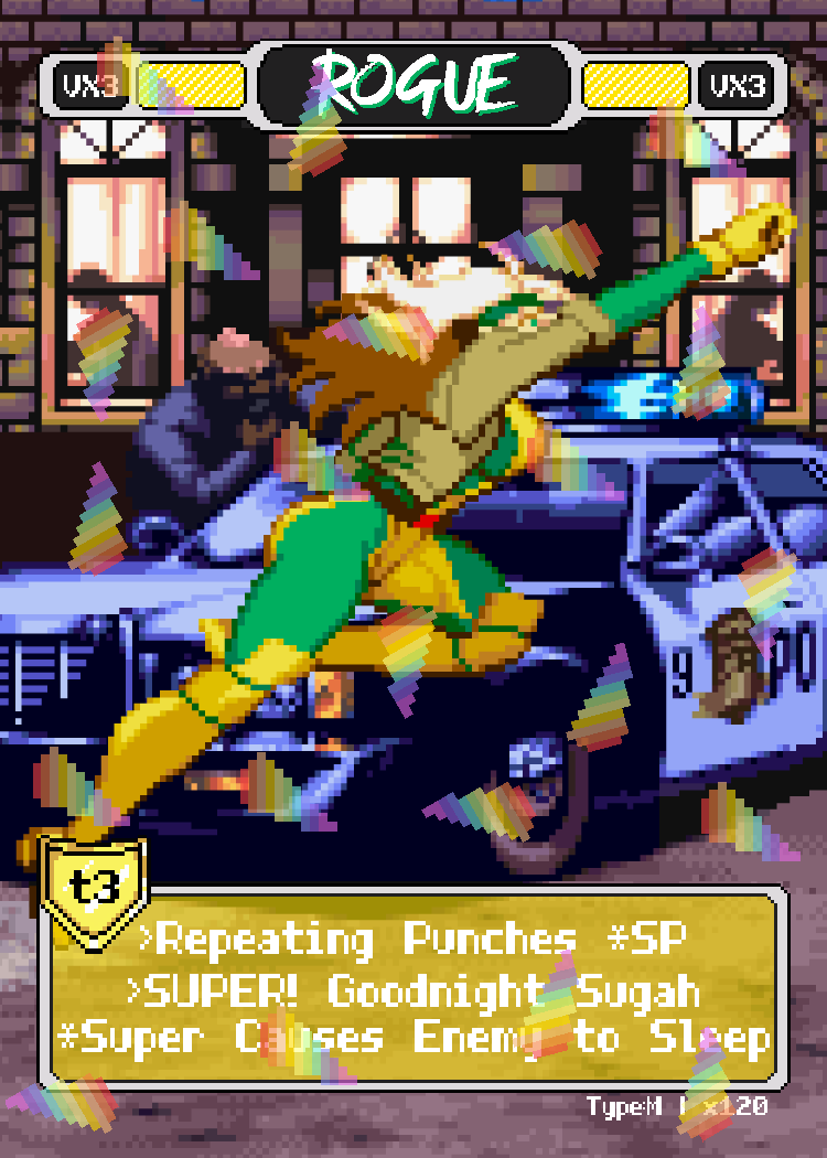 Rogue Punching Air - Pixel Vixen #120