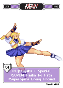 Karin Spin Kick - Pixel Vixen #126