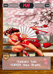 Mai Shiranui Burns Andy - Pixel Vixen #12