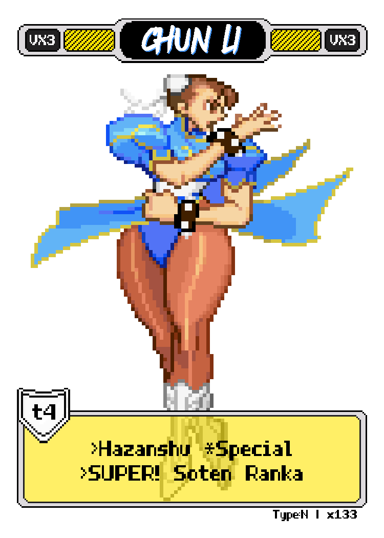 Chun Li Jump Punch - Pixel Vixen #133