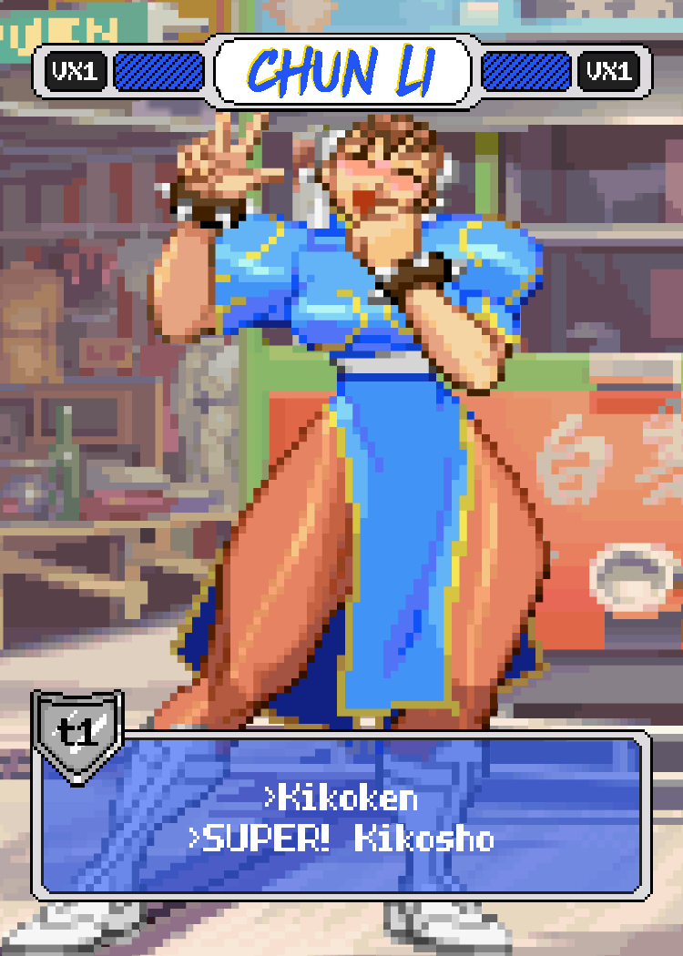 Chun Li Peforming - Pixel Vixen #13