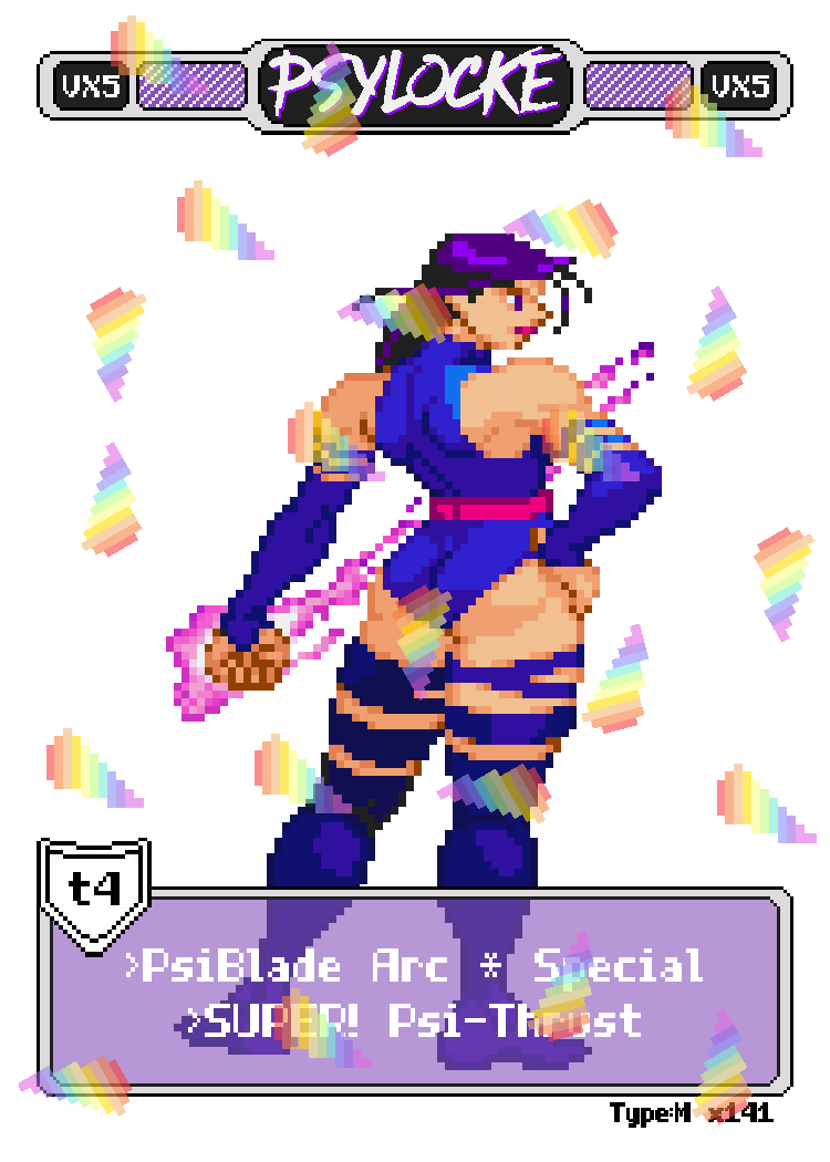 Psylocke - Pixel Vixen #141