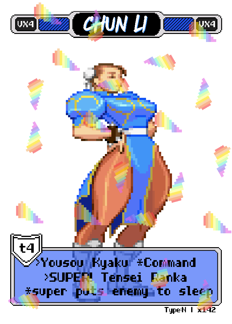 Chun Li Yawn - Pixel Vixen #142