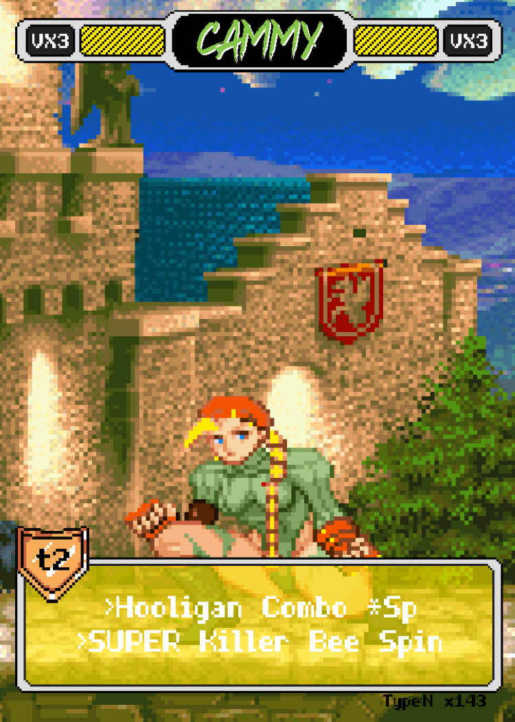 Cammy Pixel Vixen Action Card #9