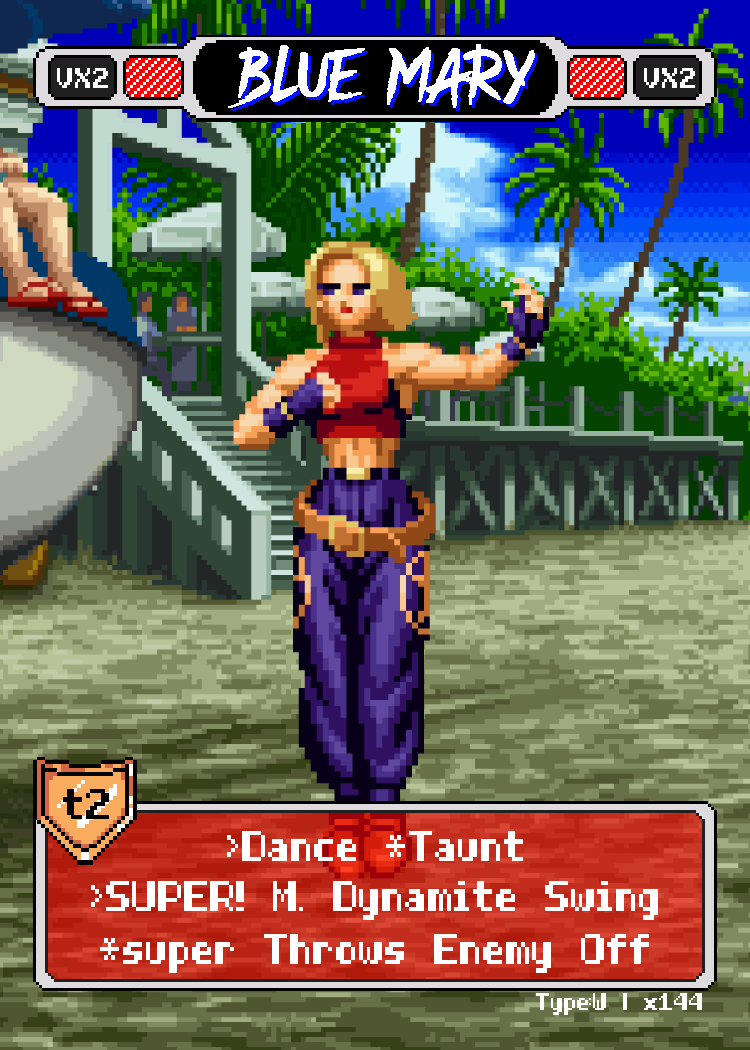 Blue Mary Dance - Pixel Vixen #144