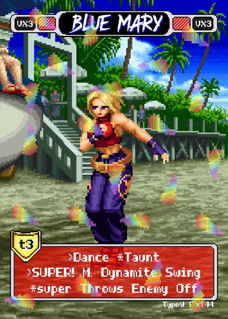 Blue Mary Dance - Pixel Vixen #144