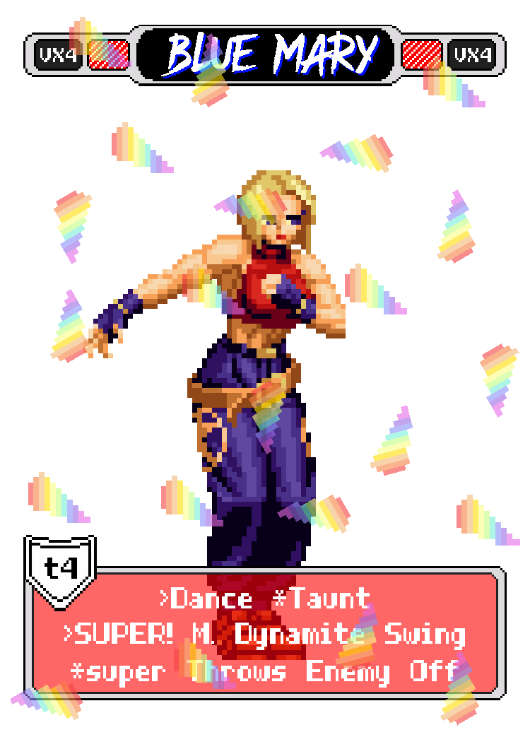Blue Mary Dance - Pixel Vixen #144