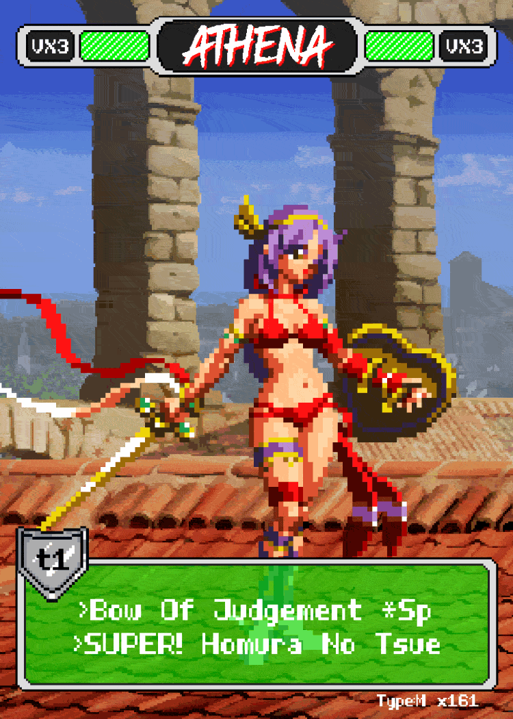 Goddess Pixel Vixen Action Card #26