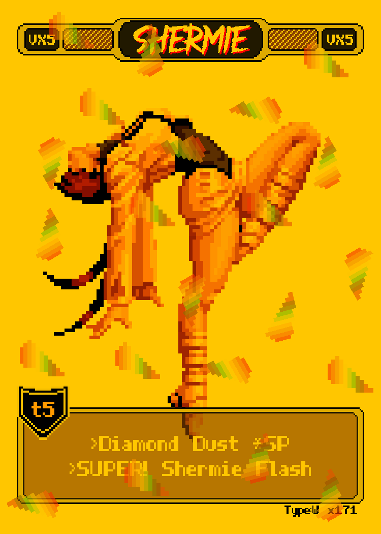 Shermie - Pixel Vixen Trading Card #171