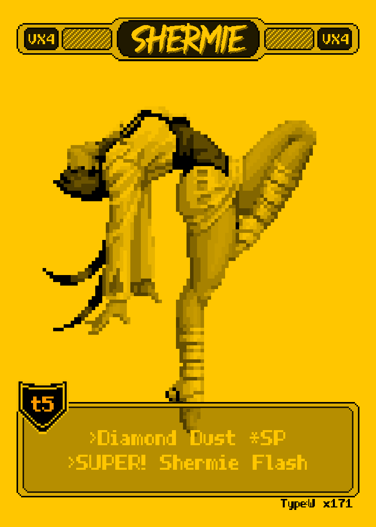 Shermie - Pixel Vixen Trading Card #171
