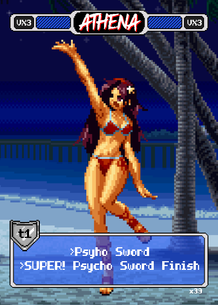 Athena Getting Air - Pixel Vixen #39