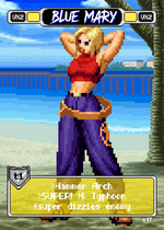 Load image into Gallery viewer, Blue Mary Hula Hoop - Pixel Vixen #47
