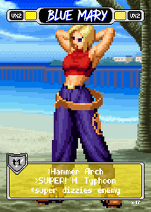 Blue Mary Hula Hoop - Pixel Vixen #47