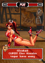 Load image into Gallery viewer, Mai Shiranui Pixel Vixen Pin #1
