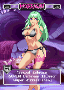 Mystery Pixel Vixen Trading Card